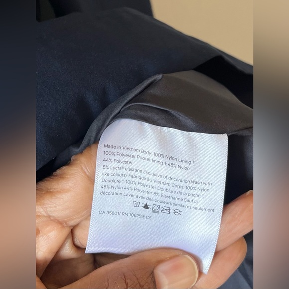 Lululemon Swing Trench True Navy 6 Water And Wind Resistant Glyde Lightweight - Picture 15 of 16